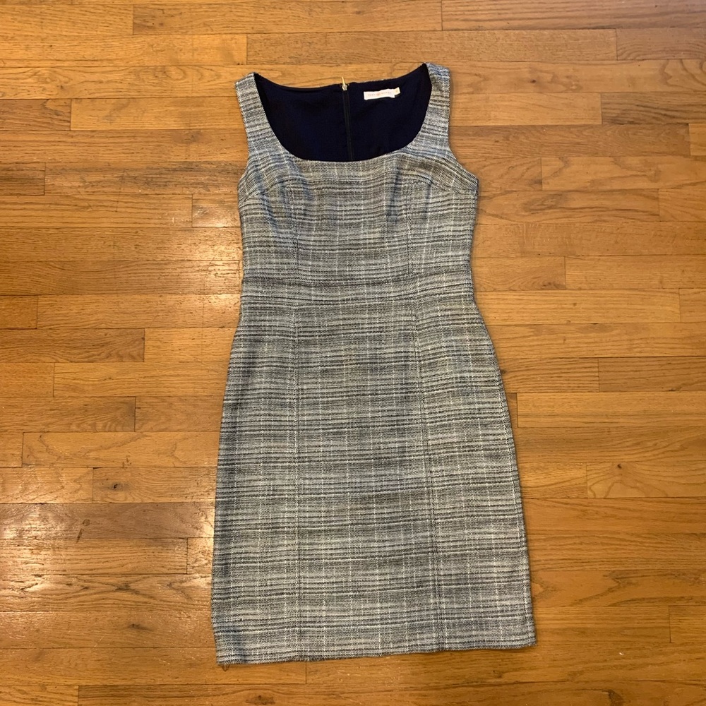 Tory Burch Jaydon Cotton Blend Sheath Dress Size 10